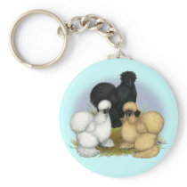 Silkie Trio Key Chains