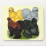 Silkies:  Assorted Roosters Mousepads
