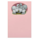 Silkies:  Self Blue2 stationery