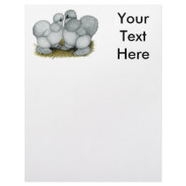 Silkies: Self Blue letterhead by diane_jacky Silkies: Self Blue letterhead