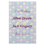Silktones Millefiori Wedding Program Flyer