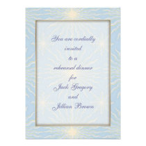 Silktones Sunstar rehearsal dinner invitation invitations