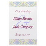 Silktones Whirlies Wedding Program Full Color Flyer