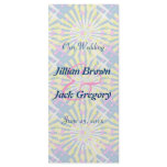 Silktones Whirlies Wedding Program Customized Rack Card