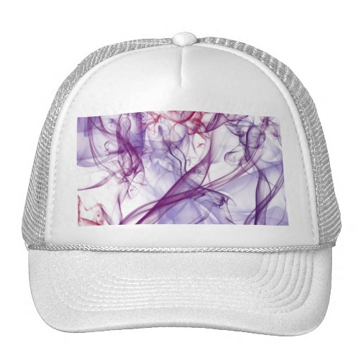 Silky Abstract Mesh Hat
