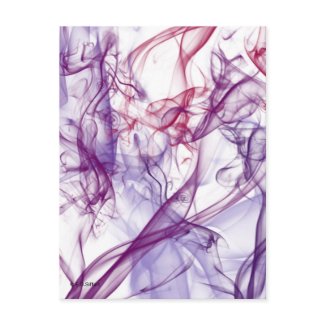 Silky Abstract postcard