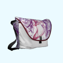 Silky Abstract rickshaw messenger bags