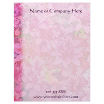 Silky Azaleas Customized Letterhead