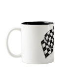 Silky looking Motorsport chequered flag gear Coffee Mug