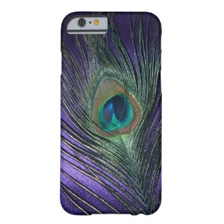 Silky Purple Peacock Feather iPhone 6 Case