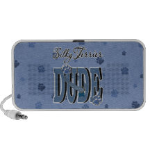 Silky Terrier DUDE Notebook Speakers