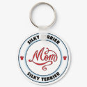 SILKY TERRIER mom keychain
