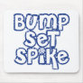 Silla Blue Volleyball Mousepads