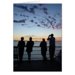 sunset, boat, deck, yorktown clipper, mexico, sea