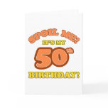 Silly 50th Birthday Present cards