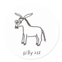 Silly Ass sticker by MsMihalov Silly Ass sticker