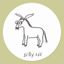 Silly Ass sticker