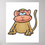 silly baby chimpanzee posters