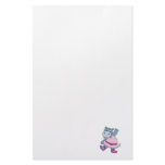silly ballerina hippo custom stationery
