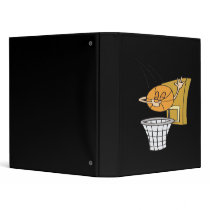Silly Basketball 3 Ring Binders