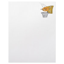 Silly Basketball Customized Letterhead