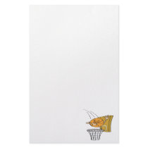 Silly Basketball Stationery Design
