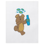 silly bear with hiccups flyers
