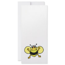 silly bee customized rack card