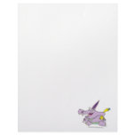 silly bikini beach hippo cartoon custom letterhead