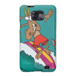 silly billy goat surfing surfer cartoon samsung galaxy cover