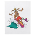 silly billy goat surfing surfer cartoon flyers