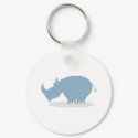 silly blue rhino keychains by doonidesignsanimals silly blue rhino keychains