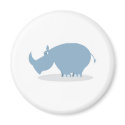 silly blue rhino magnets
