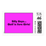 Silly Boys...Golf is fore Girls! postage