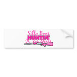 Silly Boys, Hunting Is For Girls Bumper Stickers