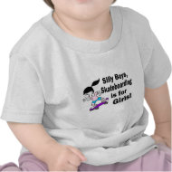 Silly Boys, Skateboarding Is For Girls shirt