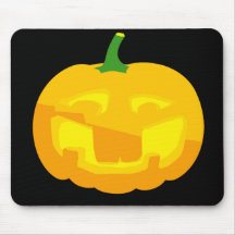 Silly Buck toothed Jack-O-'Lantern Mouse Pad