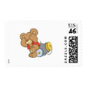 Silly Cannon Teddy Bear postage