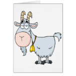silly cartoon billy goat cards