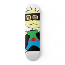 SILLY CARTOON CHARACTER SKATEBOARDS