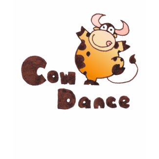 Silly Cartoon Cow t-Shirt | Cow Dancer Tee Shirt shirt