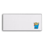silly cartoon french fries envelopes