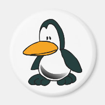 Silly Cartoon Penguin Magnets