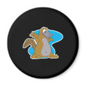 silly cartoon platypus magnets