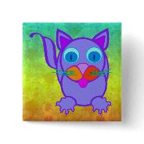 Silly Cat Buttons