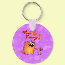 silly cat keychains