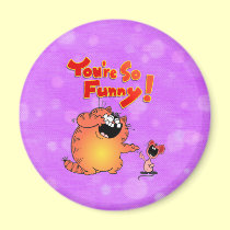 silly cat magnets