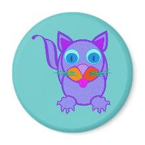 Silly Cat Magnets