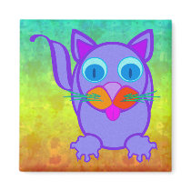 Silly Cat Magnets