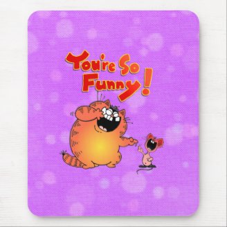 silly cat mousepads